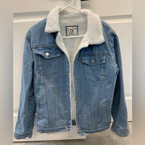 Denim Sherpa Jacket